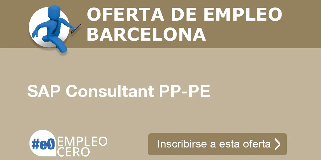 SAP Consultant PP-PE SAP Consultant PP-PE