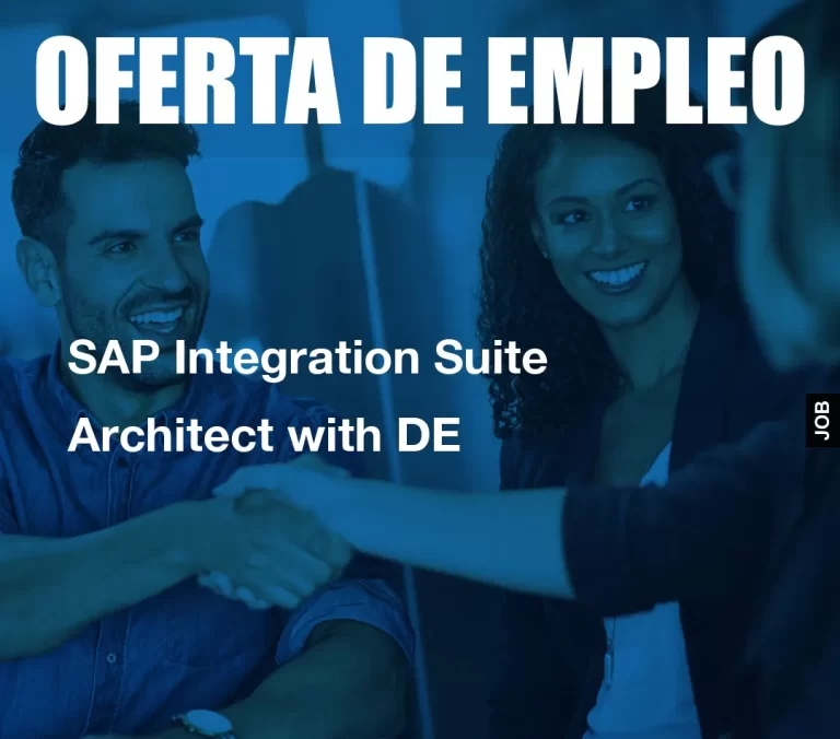 SAP Integration Suite Architect with DE