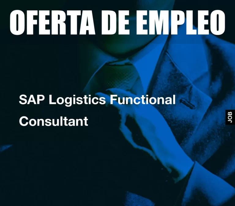SAP Logistics Functional Consultant