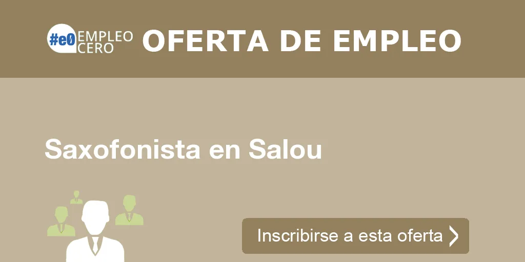 Saxofonista en Salou