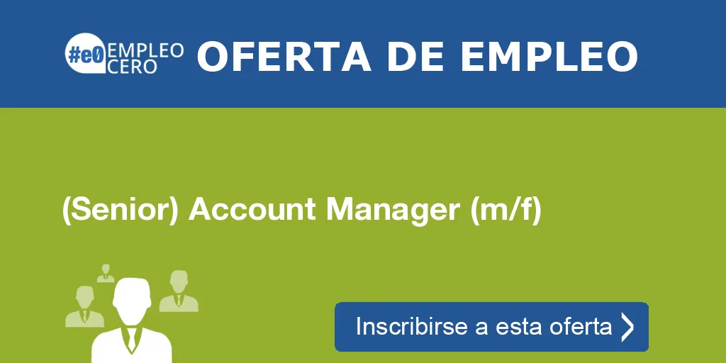 (Senior) Account Manager (m/f)