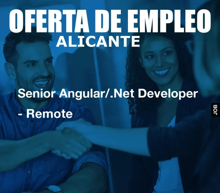 Senior Angular/.Net Developer – Remote