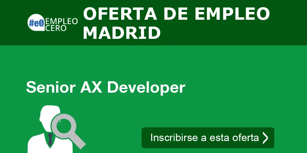 Senior AX Developer Senior AX Developer