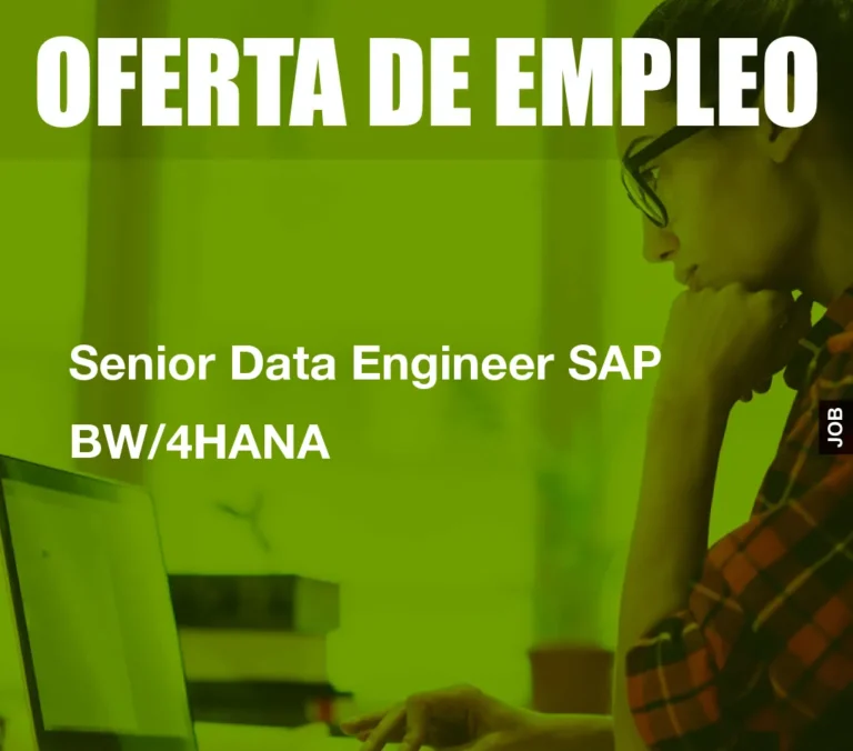Senior Data Engineer SAP BW/4HANA