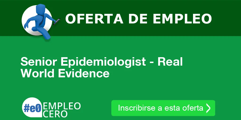 Senior Epidemiologist - Real World Evidence Senior Epidemiologist - Real World Evidence