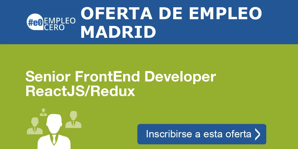 Senior FrontEnd Developer ReactJS/Redux