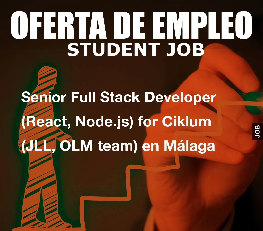 Senior Full Stack Developer (React, Node.js) for Ciklum (JLL, OLM team) en M