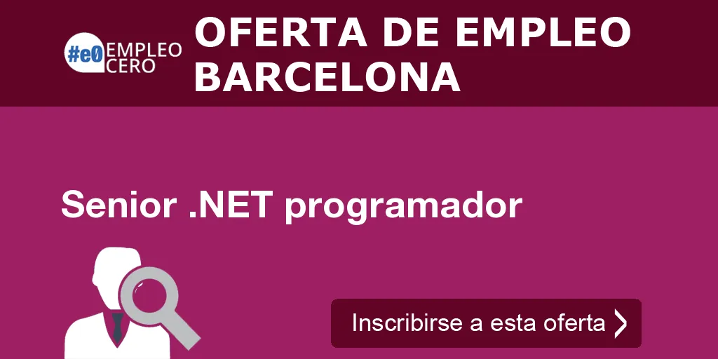 Senior .NET programador Senior .NET programador