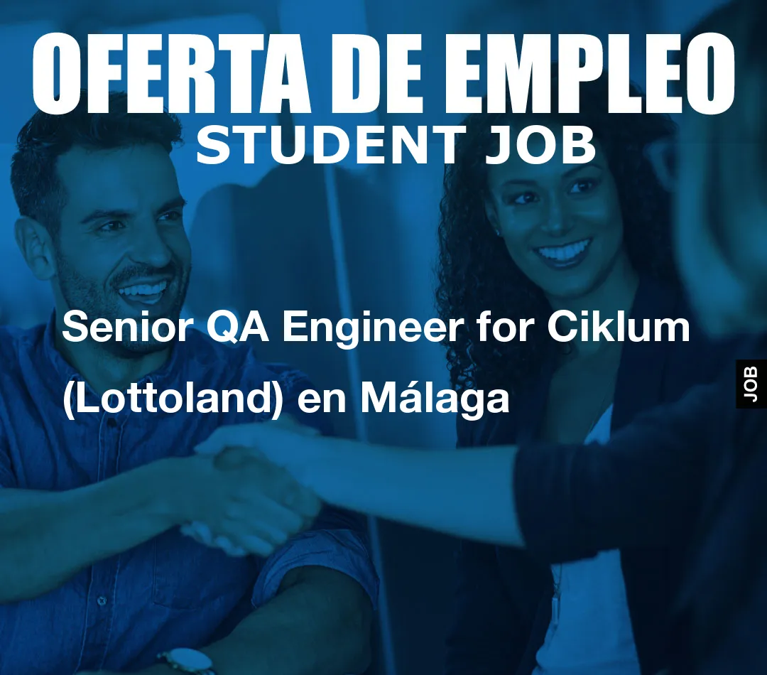 Senior QA Engineer for Ciklum (Lottoland) en M