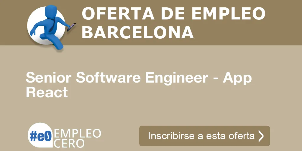 Senior Software Engineer - App React