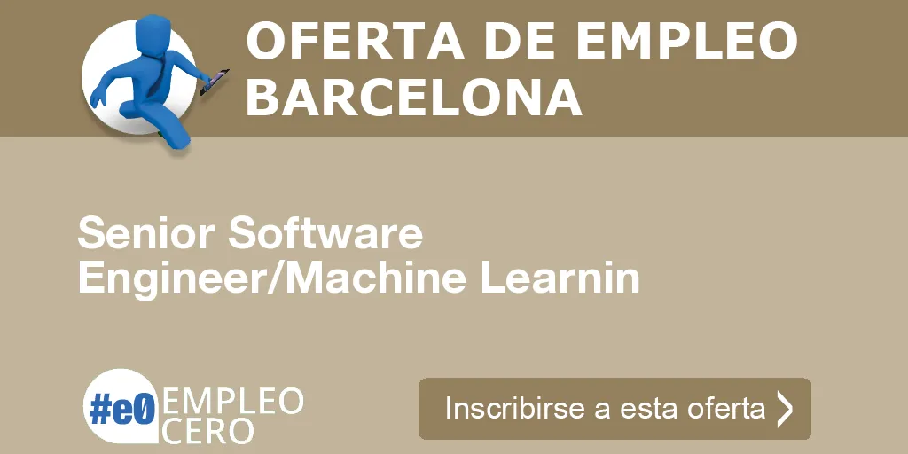 Senior Software Engineer/Machine Learnin Senior Software Engineer/Machine Learnin