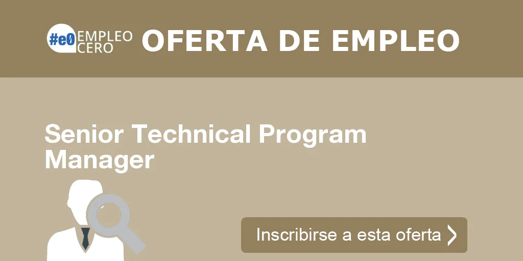 Senior Technical Program Manager
