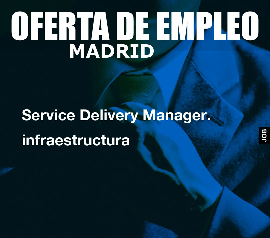 Service Delivery Manager. infraestructura Service Delivery Manager. infraestructura