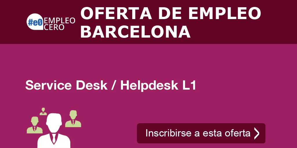 Service Desk / Helpdesk L1 Service Desk / Helpdesk L1
