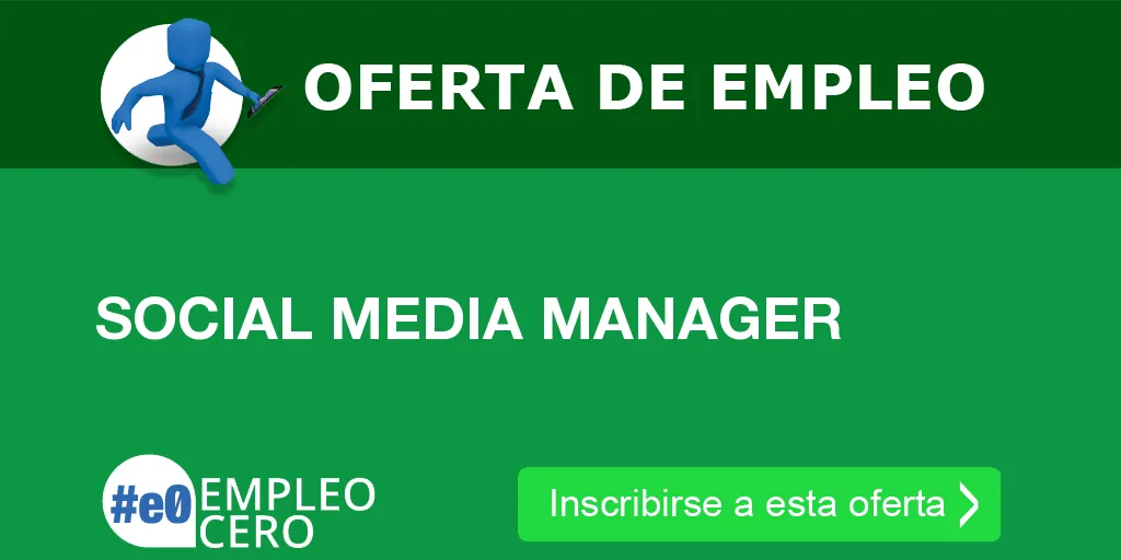 SOCIAL MEDIA MANAGER SOCIAL MEDIA MANAGER
