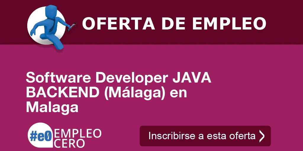 Software Developer JAVA BACKEND (Málaga) en Malaga Software Developer JAVA BACKEND (Málaga) en Malaga