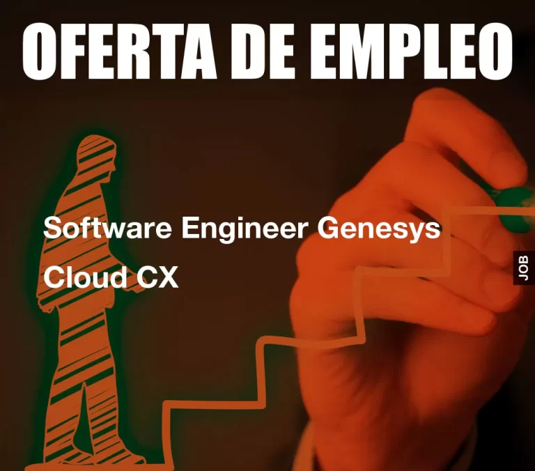 Software Engineer Genesys Cloud CX