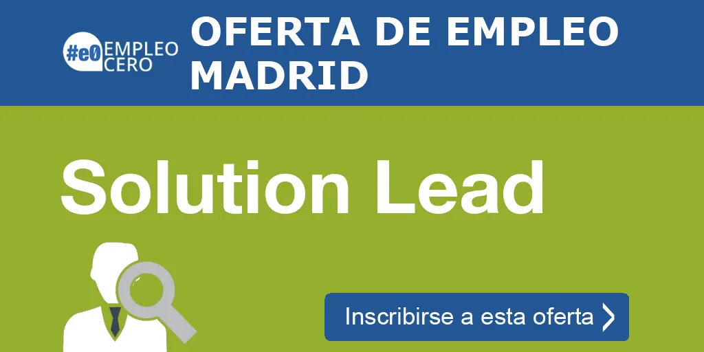 Solution Lead Solution Lead