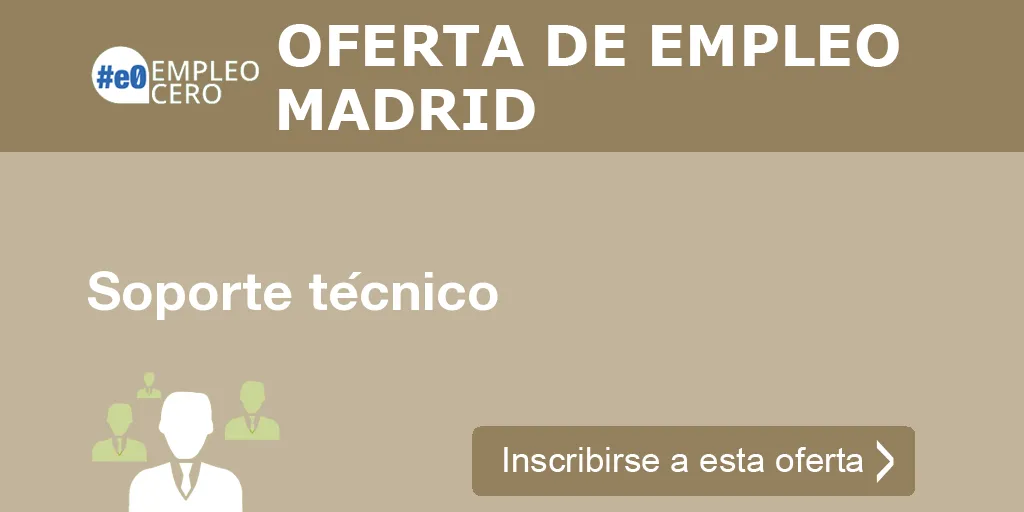 Soporte técnico Soporte técnico