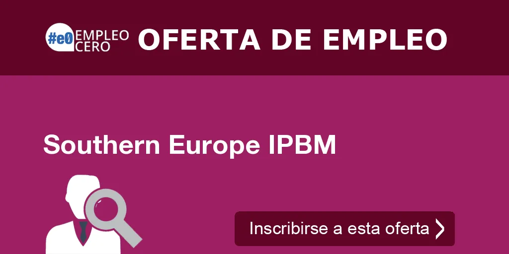 Southern Europe IPBM Southern Europe IPBM