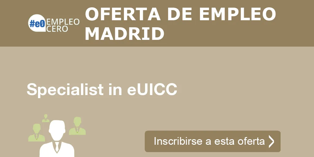 Specialist in eUICC Specialist in eUICC