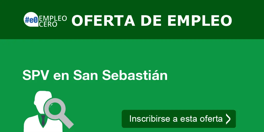 SPV en San Sebastián SPV en San Sebastián