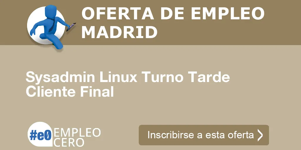 Sysadmin Linux Turno Tarde Cliente Final Sysadmin Linux Turno Tarde Cliente Final