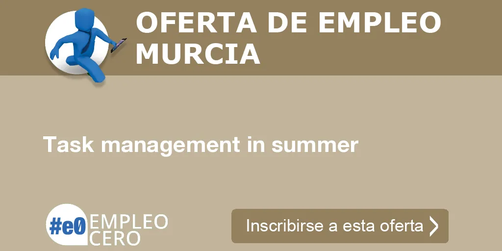 Task management in summer Task management in summer