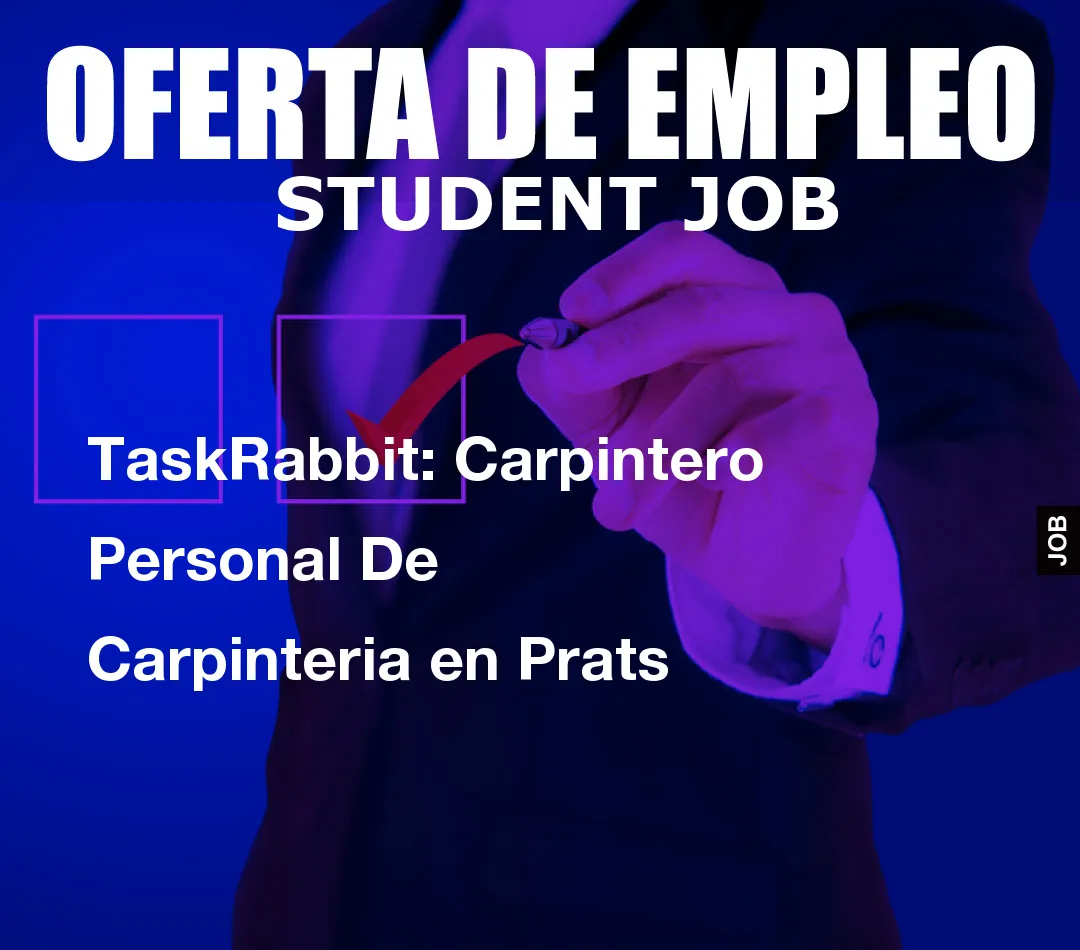 TaskRabbit: Carpintero Personal De Carpinteria en Prats