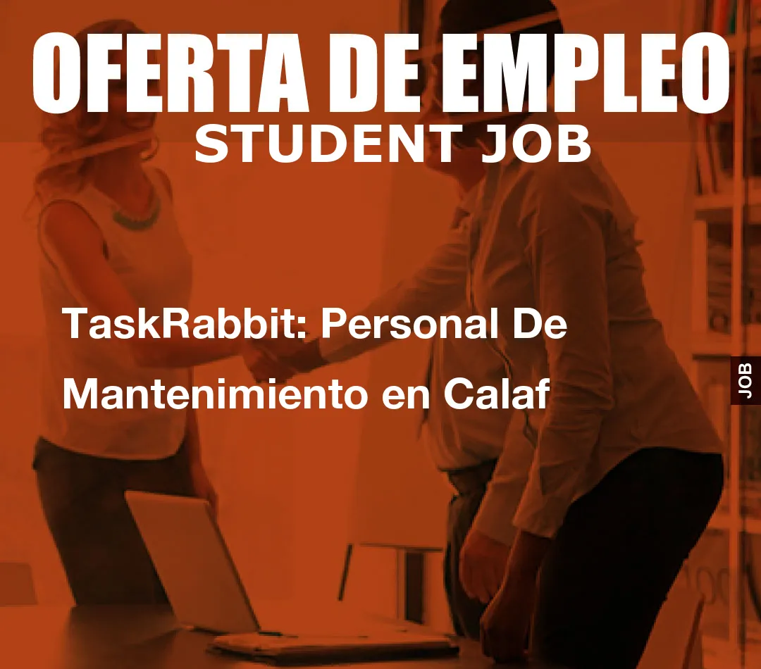 TaskRabbit: Personal De Mantenimiento en Calaf