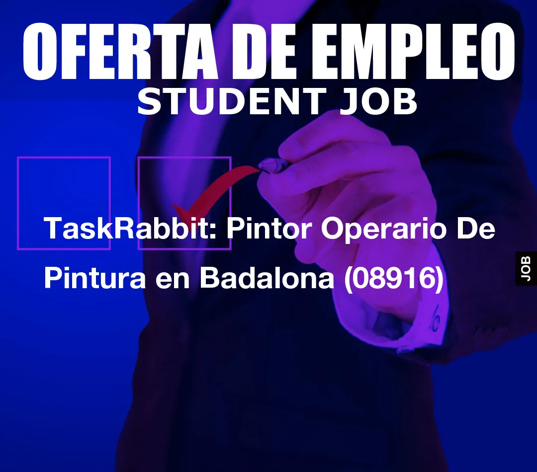 TaskRabbit: Pintor Operario De Pintura en Badalona (08916)