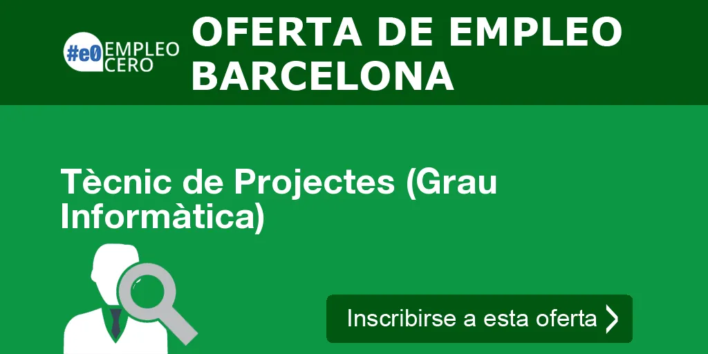 Tècnic de Projectes (Grau Informàtica)