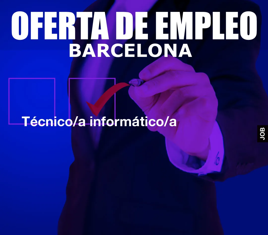 Técnico/a informático/a