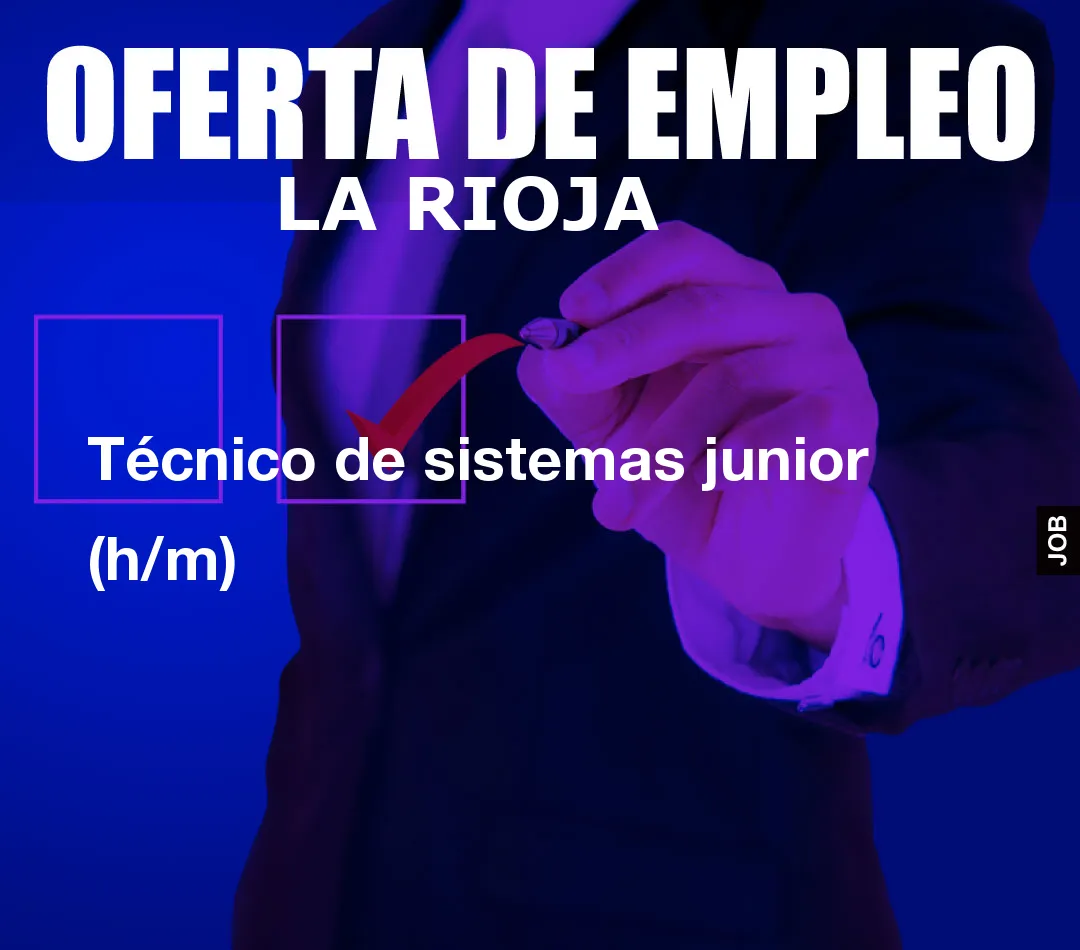 Técnico de sistemas junior (h/m)