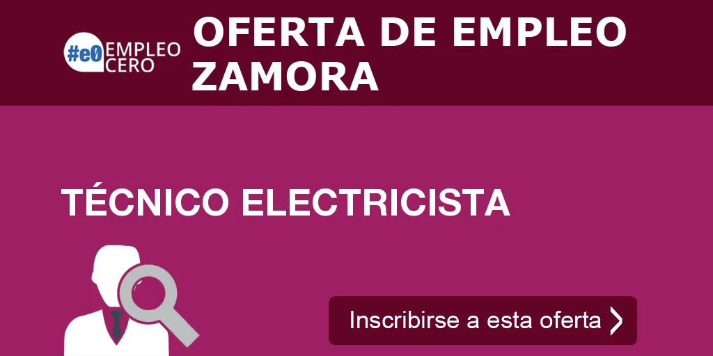 TÉCNICO ELECTRICISTA TÉCNICO ELECTRICISTA