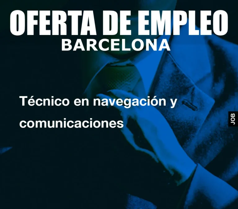 Técnico en navegación y comunicaciones
