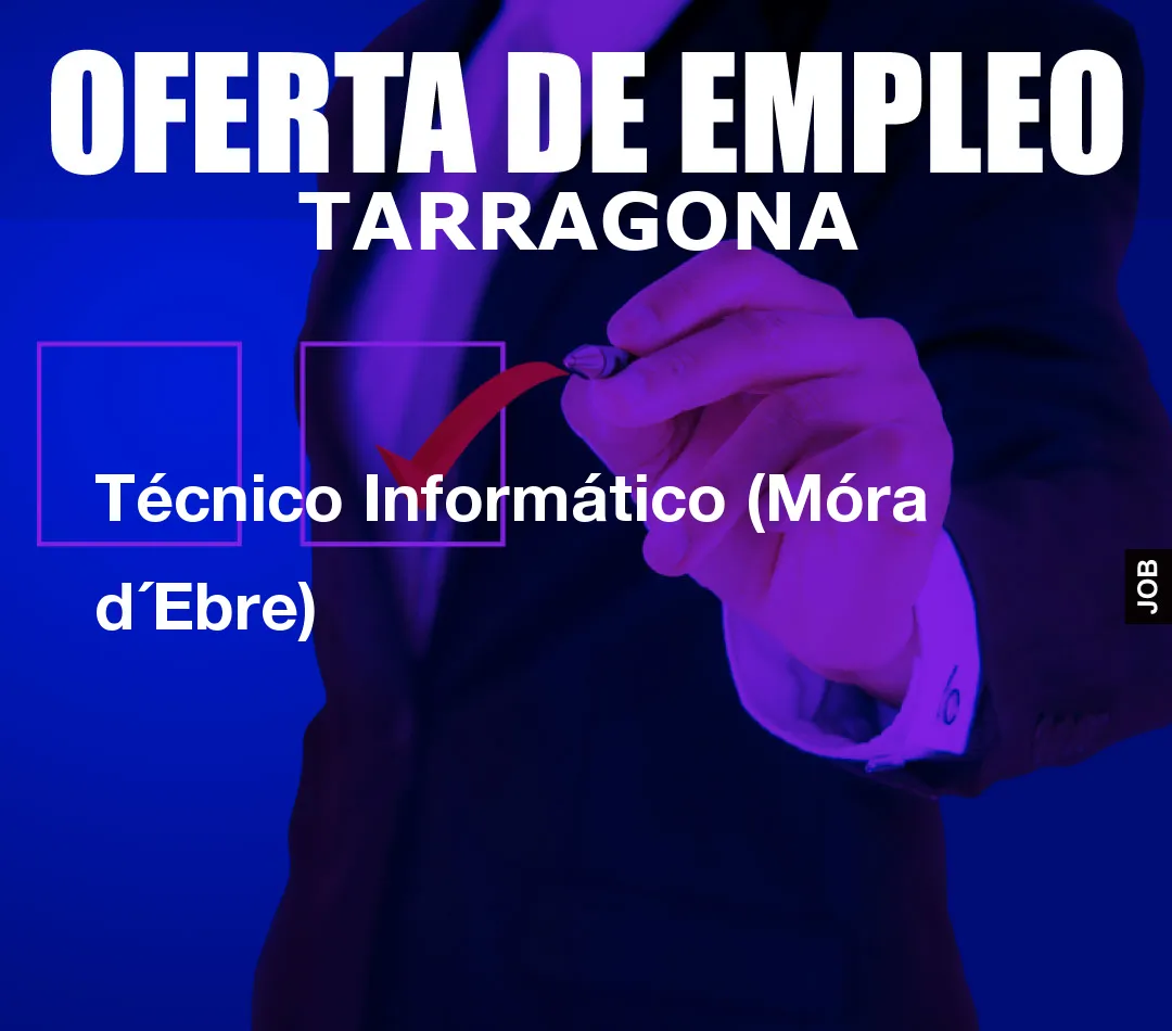Técnico Informático (Móra d´Ebre) Técnico Informático (Móra d´Ebre)