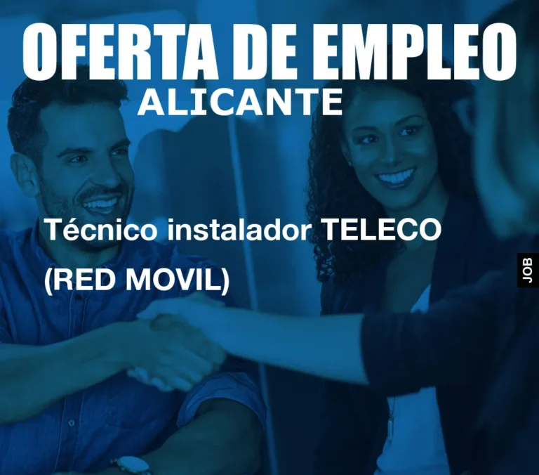 Técnico instalador TELECO (RED MOVIL)