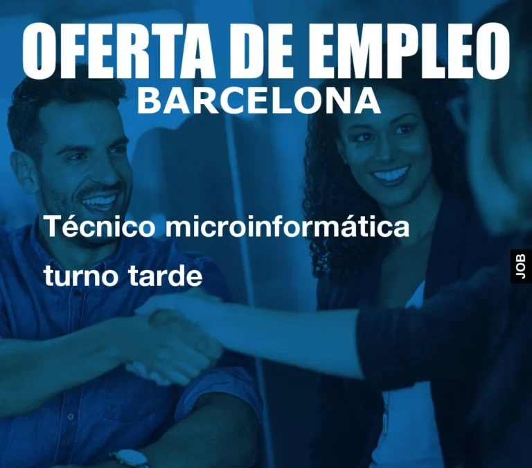 Técnico microinformática turno tarde