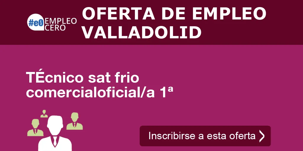 TÉcnico sat frio comercialoficial/a 1ª
