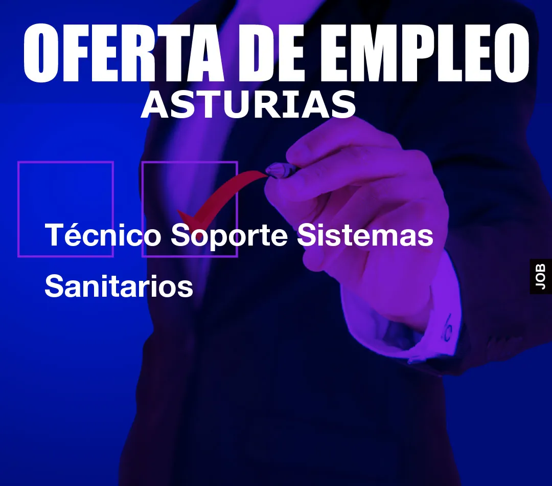 Técnico Soporte Sistemas Sanitarios