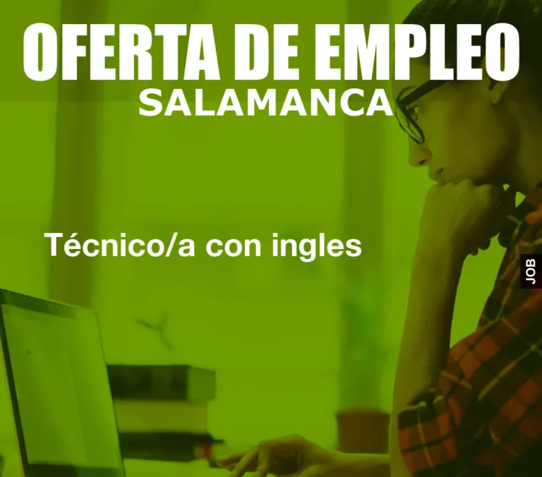 Técnico/a con ingles