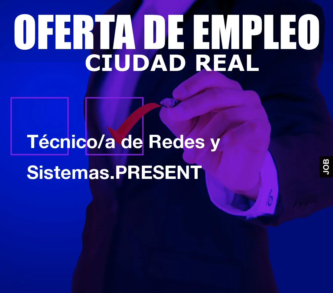 Técnico/a de Redes y Sistemas.PRESENT
