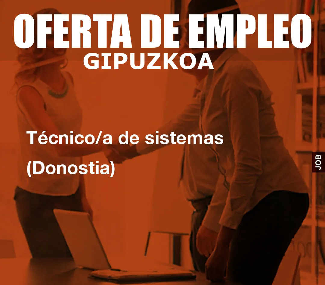 Técnico/a de sistemas (Donostia)
