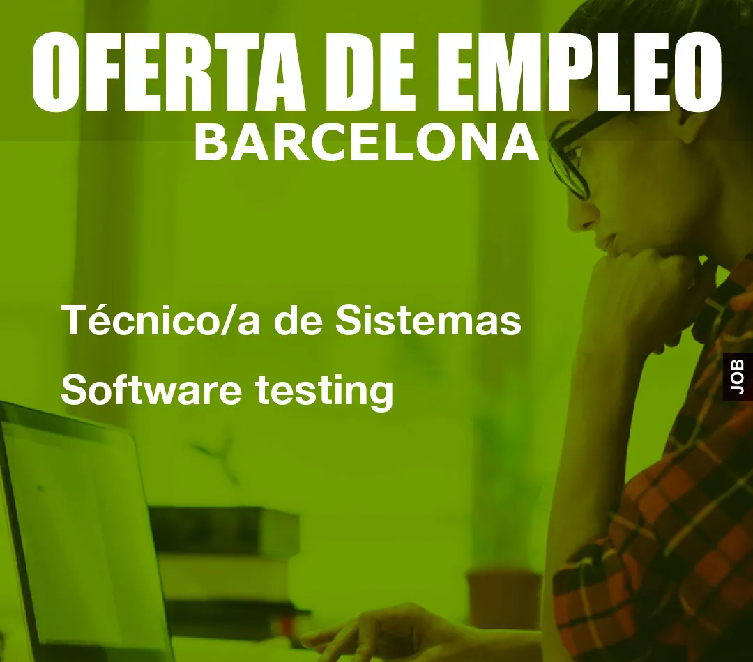 Técnico/a de Sistemas Software testing Técnico/a de Sistemas Software testing
