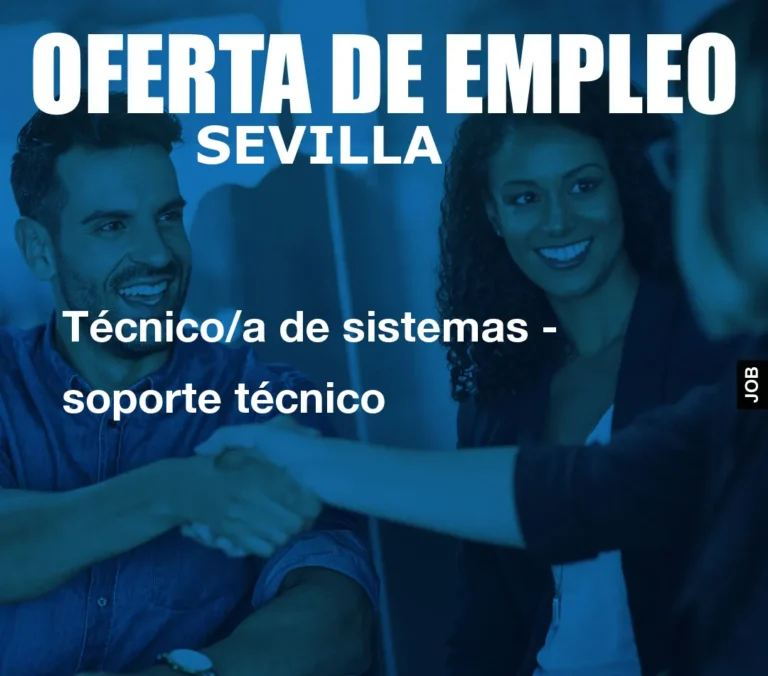 Técnico/a de sistemas – soporte técnico