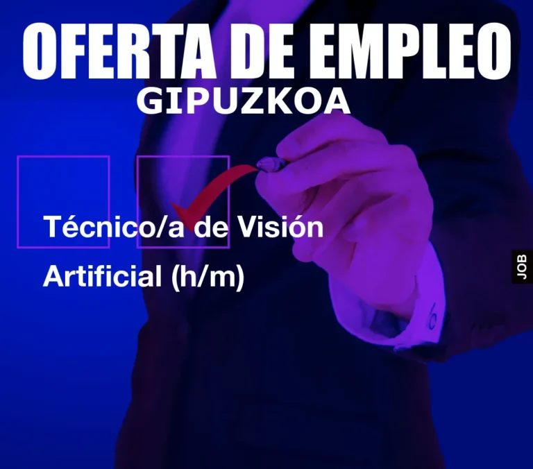 Técnico/a de Visión Artificial (h/m)