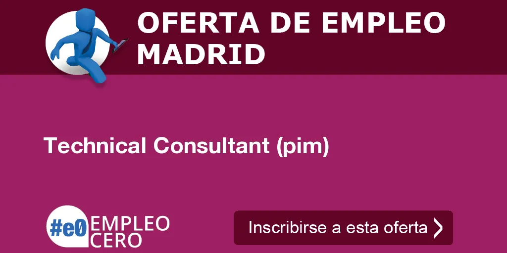 Technical Consultant (pim) Technical Consultant (pim)