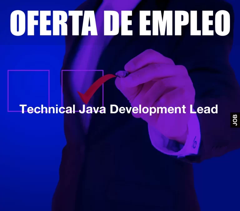 Technical Java Development Lead