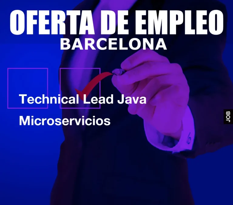 Technical Lead Java Microservicios